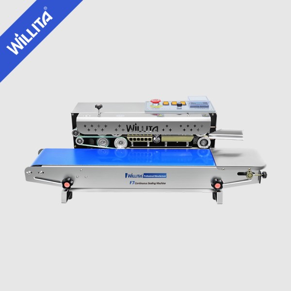 F7 Continuous Plastic Bag Film Sealing Machine